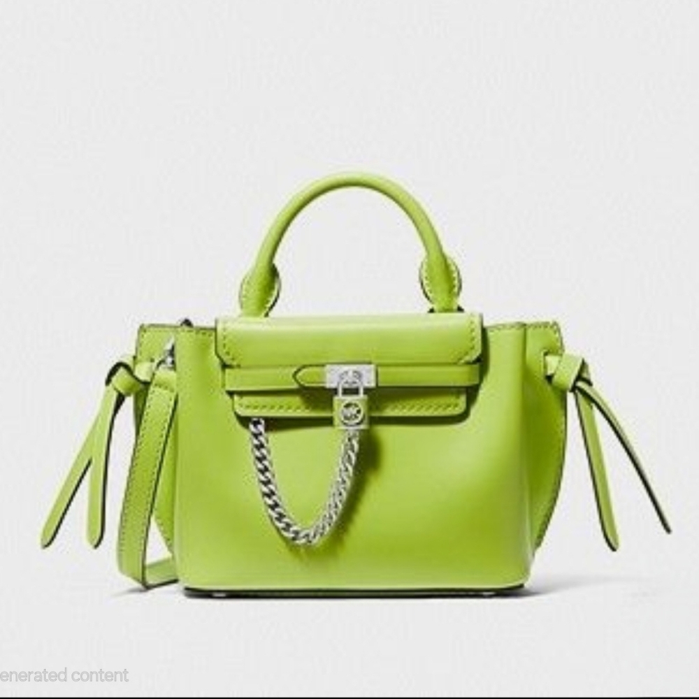Michael Kors Hamilton Small Lime Cross Body Bag